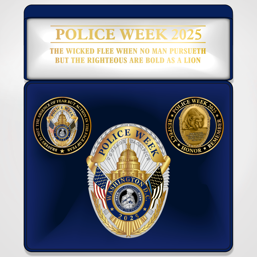 2025 Police Week Badge & Coin Set