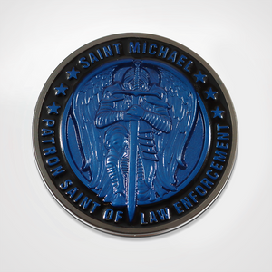 Brave in Blue St. Michael Coin