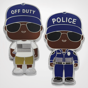 On Duty / Off Duty Officer (Male) Coin