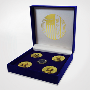 Founding Fathers Coin & Pin Set