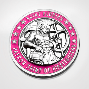 St. Florian Pink Line Coin