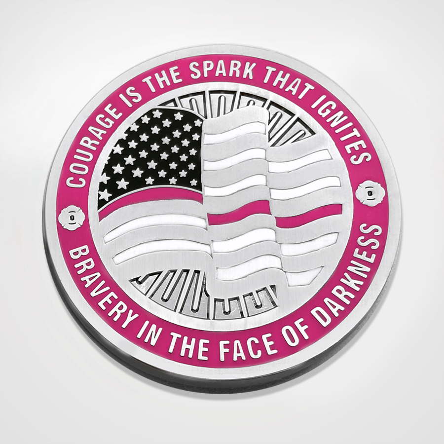 St. Florian Pink Line Coin