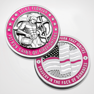 St. Florian Pink Line Coin