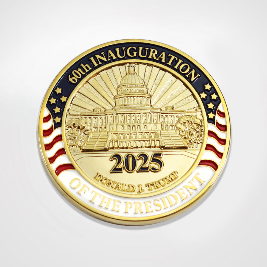 2025 Trump Inauguration Badge & Coin Set