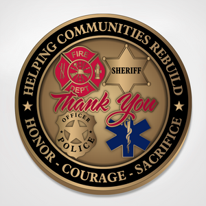 Los Angeles Fire Relief Thank You Coin