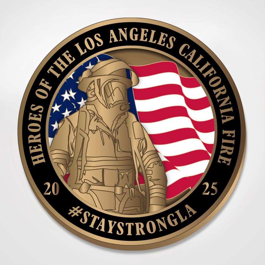 Los Angeles Fire Relief Thank You Coin