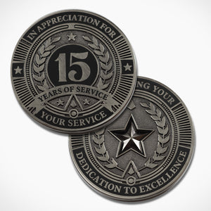 15 Years of Service Coin