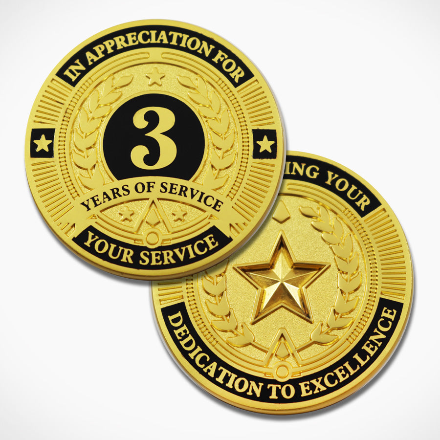 3 Years of Service Coin