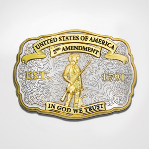 2nd Amendment Belt Buckle