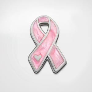 Mini Pink Ribbon Pins Pack of 10