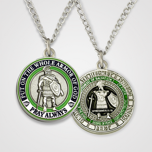 Armor of God Pendant Male-Green