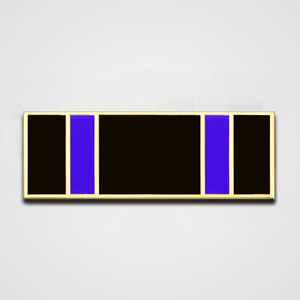 5-Stripe Black/Blue Merit Pin-Bar