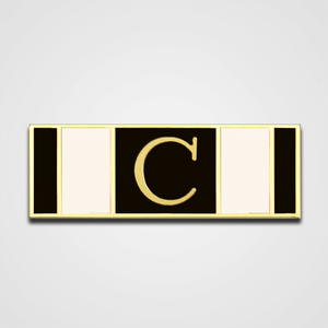 Black/White C Merit Pin-Bar