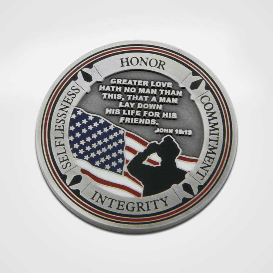 Fallen Firefighter Coin-Back