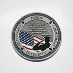 Fallen Police Officer Coin-Back