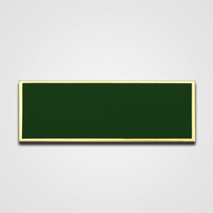 Solid Green Merit Pin-Bar