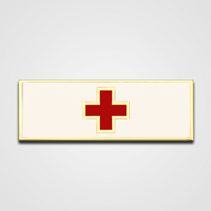 Red Cross White Merit Pin-Bar